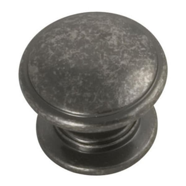 Hd Belwith 1.25 in. Knob, Black Nickel Vibed BWP3053 BNV - main